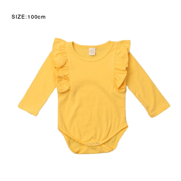 ziyahihome Barboteuse de Ramper pour Bébé Fille à Manches Longues Combinaison en Coton Vêtements