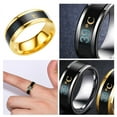 thumbnail image 3 of ziyahi Couple Rings Delicate Ring Smart Sensor Body Temperature Small Lightness Finger Jewelry Wedding Women Engagement Gloden 13#, 3 of 7