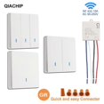thumbnail image 4 of (Orange remote control)Universal Wireless Smart Switch Light Rf 433mhz Wall Panel Switch Remote Control, 4 of 5
