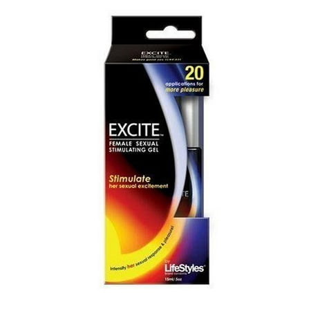 Lifestyles Excite Stimulating Gel For Her 0.5 oz (Pack of