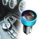 thumbnail image 5 of Cargador de coche con doble puerto, pantalla LED de voltaje, cargador USB de carga rápida para tablet. Azul, 5 of 9