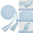 thumbnail image 2 of Guardurnaity Paquete de 8 cordones largos de graduación en azul claro y blanco para cordones de honor de graduación 2025. Disfraces de disfraces A, 2 of 6
