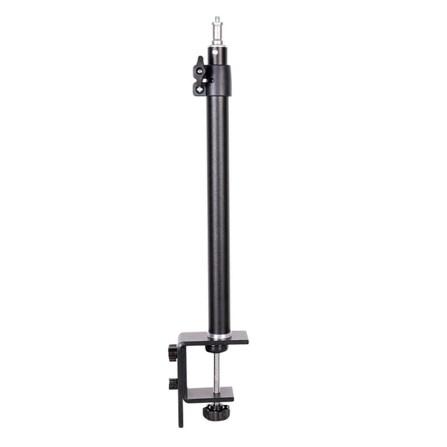 Tholdsy Soporte de abrazadera de escritorio de universal + punta de tornillo de 1/4 para cámara videocámara DSLR Teléfono y Comunicación