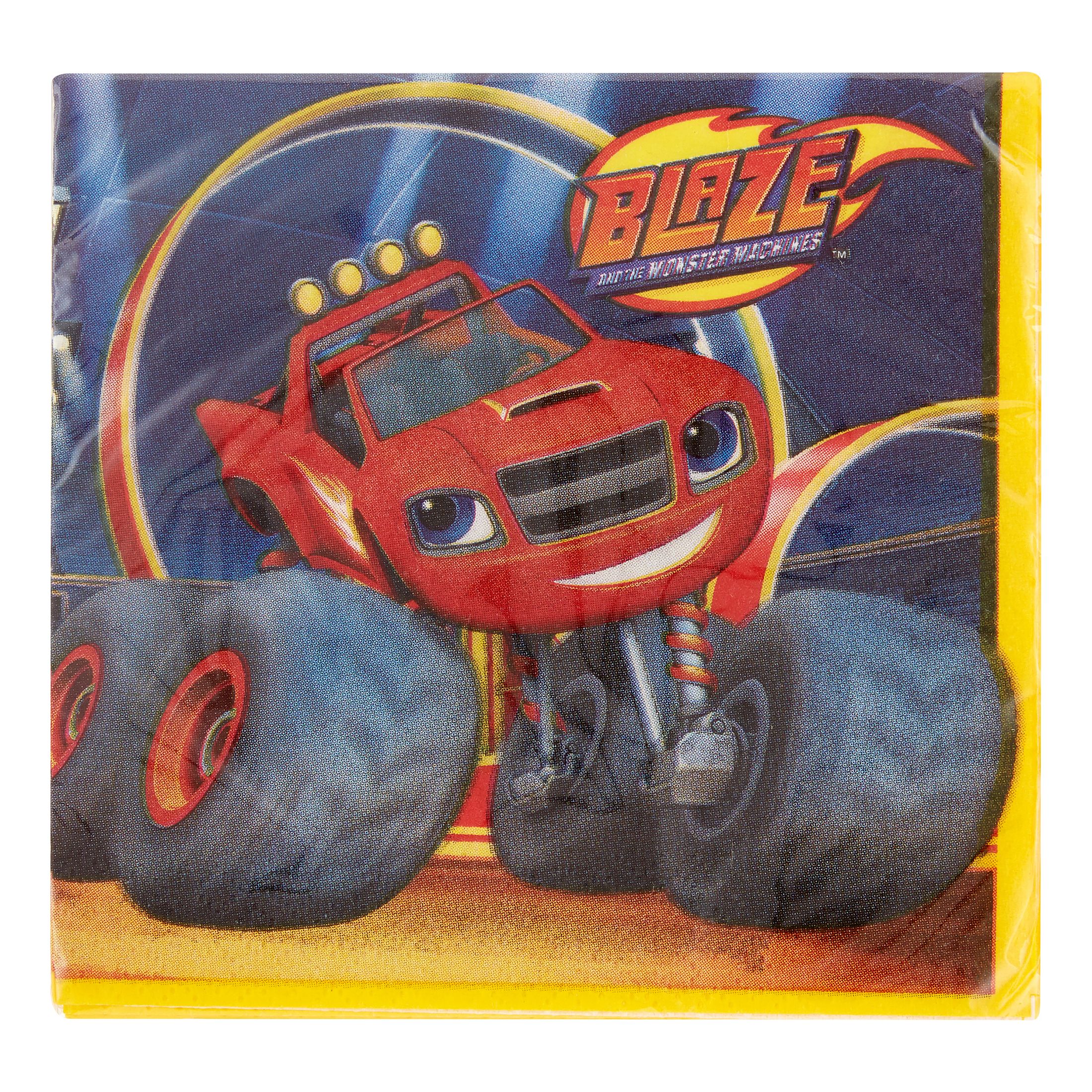 Blaze and the Monster Machines Beverage Napkins, 5" x 5\ by Supplier Generic