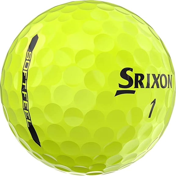 Srixon Soft Feel Golf Balls (Tour Yellow, 3pk) 1 Sleeve 2023 NEW