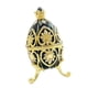 thumbnail image 4 of Titular de de almacenamiento de la joyería del huevo de Pascua del de flor del diamante de imitación del Fernando Caja de la joyería de los huevos de Pascua, 4 of 6