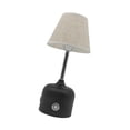thumbnail image 2 of Lámpara de mesa táctil, lámpara de noche, práctica, USB, plug and play, decoración del hogar, regulable Base negra, 2 of 9