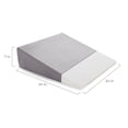 thumbnail image 5 of Almohada Linenspa Terciopelo Hipoalergénica con Inclinación para Aliviar Reflujo y Ronquidos, 5 of 5