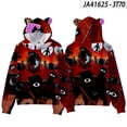 thumbnail image 1 of Doors Roblox-Sudadera con capucha para niños, jersey de manga corta con orejas de gato de Escape de la puerta, moda urbana, regalos, 1 of 4