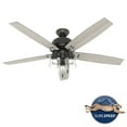thumbnail image 2 of Hunter - Churchwell Indoor Ceiling Fan With Light, 60-inch, Noble Bronze, Casual-style, 3-speed WhisperWind Motor, 51200, for living rooms, bedrooms, home offices, kitchens, 2 of 15