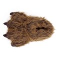 thumbnail image 5 of 15" Furry Grizzly Bear Slippers, 5 of 5