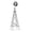 Gray, variant on 8ft Windmill Outdoor Decor, Metal Garden Wind Wheel Weather Resistant, Decorative Windmill Weathervane for Yard, Lawn, Farm - Gray