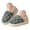 Grey, variant on Women Fuzzy Closed Back Slippers Bubble Plush Warm Slip On Memory Foam Winter House Shoes Gift Size 5-10