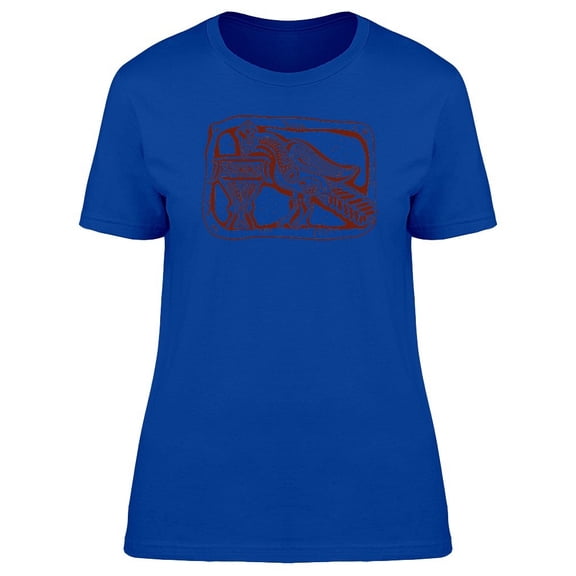 Bird Drinking Water Jianzhi Tee Women's -Image by Shutterstock