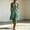 #0467-Green, variant on Women Summer Cotton Casual Sleeveless Sundress 2026 Plain V Neck Asymmetrical Button Down Midi Dresses with Pockets