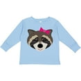 thumbnail image 3 of Inktastic Raccoon Girl Animal Girls Long Sleeve Toddler T-Shirt, 3 of 5