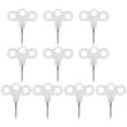thumbnail image 1 of 10 clavos luminosos de tres ojos para tienda de campaña, para exteriores, con punta de plástico, 1 of 14