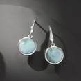 thumbnail image 3 of Ross-Simons Larimar Drop Earrings in Sterling Silver, Women's, Adult, 3 of 5