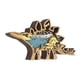 thumbnail image 5 of Estatua de dinosaurio tallada en madera, adorno decorativo, escultura de Animal tallada a mano con tira de luz para oficina y sala de estar, 5 of 10