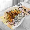 thumbnail image 5 of Yibo Inspirational Gifts for Women Mom Wife Blanket Flannel Soft and Comfortable Anti-static Bed Sofa Blanket, 5 of 7