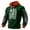 Orange, variant on Men's St. Patrick's Day Hoodie Irish Pride Print Pullover Long Sleeve Sweatshirt