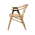 thumbnail image 3 of Baxton Studio Cyntia Modern Bohemian Natural Brown Rattan Dining Chair, 3 of 7