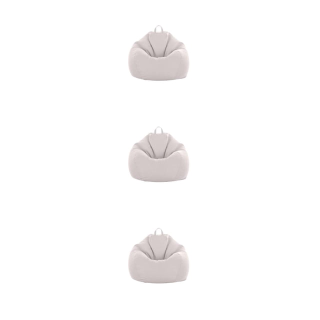 Billuyoard Puff Chair - Asientos elegantes para sala de estar u oficina Funda para silla de tela Puff Sofa Lazy Sofa Chair Bag Beanbag Color hoja Type1 NO1
