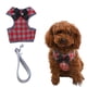 thumbnail image 1 of Arnés y correa para perros pequeños: arnés antitirones con chaleco de nailon de malla suave para perros y gatos pequeños (rojo), 1 of 6