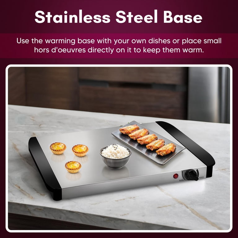 Elite Gourmet Stainless Steel Electric Buffet Server 5Qt photo 2