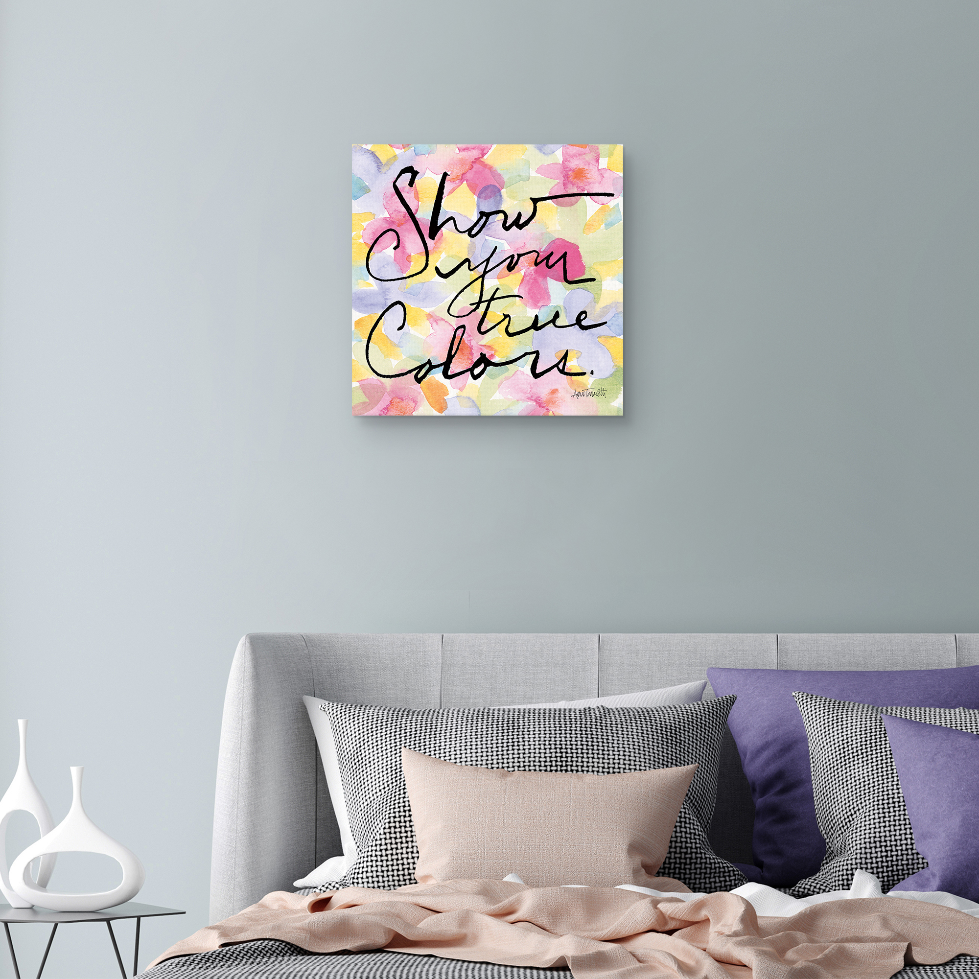 Show Your True Colors by Anne Tavoletti Canvas Art Print