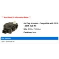 thumbnail image 2 of Air Flap Actuator - Compatible with 2010 - 2014 Audi A5 2011 2012 2013, 2 of 2