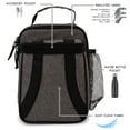 thumbnail image 4 of Jetstream Deluxe Kids Lunch Bag Insulated with Front Pocket, Side Mesh & Padded Handle, 4 of 9