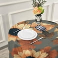 thumbnail image 5 of Coolnut Beautiful Sunflower Round Tablecloth 60In,Table Cover Water Resistant Spill Proof Large Table Cover for Indoor & Outdoor Family Gathering Dinner, Hotel, BBQ, 5 of 7