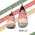 thumbnail image 2 of UIN Women's Bodhi Leaf Slip On Summer Spring Canvas Fashion Sneaker Art Painted Shoes, 2 of 7
