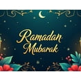 thumbnail image 5 of LUUFILx Ramadan Mubarak Banner Elegant Lantern Floral Decorations Backdrop Eid Celebration Islamic Party Supplies Festive Occasion Starry Night Festival Décor, 5 of 9
