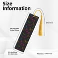 thumbnail image 3 of Kdxio Butterfly Print Metal Tassel Bookmarks,Perfect Gift for Art Lovers and Bookworms Metal Bookmarks for Women, 3 of 8