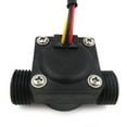 Milue 1/2" Water Flow Sensor Foodgrade Switches Hall Effect Flowmeter