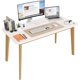 thumbnail image 1 of Escritorio Minimalista para Computadora y Oficina, Mesa de Trabajo Moderna con Gran Espacio y Patas Reforzadas, Ideal para Estudio, Gaming y Home Office (Blanco), 1 of 4
