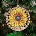 thumbnail image 2 of Daisy Christmas Ornament - Jocidea Daisy Ornament - Daisy Christmas Tree Ornament - Daisy Hanging Decorations - Daisy Suncatcher - Daisy Gifts for Daisy Lovers (Yellow) wXnTIq (Chrysanthemum), 2 of 5