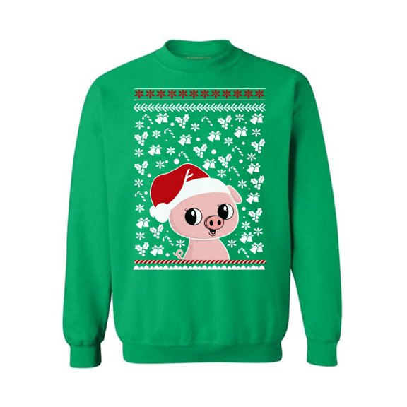 Awkward Styles Ugly Xmas Sweatshirt Christmas Piggy Sweater