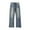 02 Blue, variant on Fewfanhot Men's Pants Baggy Jeans for Men Stylish Wide Leg Skater Jeans Loose Fit Denim Pants Streetwear