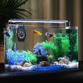 thumbnail image 4 of Mini Aquarium Chiller Small Fish Tank Fan Aquarium Cooling Fan, 2 Speed Adjustable Aquarium Fan Quiet Aquarium Cooler for Home Use,Black, 4 of 6