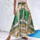 thumbnail image 2 of Faldas de cintura elástica con volantes fruncidos informales con estampado de vendaje para mujer a la moda Wmkox8yi FGJ2136, 2 of 3