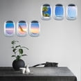 thumbnail image 2 of 3pcs/set Airplane Window Decal Three-dimensional Self Adhesive Window View Landscape Wall Decor Airplane Wall Stickers For Home, 2 of 5