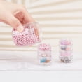 thumbnail image 4 of Clear 10 Sets 5ML Clear Column 31.5mm Plastic Refillable Cream Jar with Aluminium Screw Lid Inner Cover Empty Portable Cosmetic Containers for Storing Lotions Powders and Ointments, 4 of 5