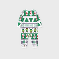 thumbnail image 6 of PatPat Baby Christmas Pajamas Family Matching Green Elf Print Footless Sleepwear for Baby Girl Baby Boy Flame Resistant 12-18 Months, 6 of 9
