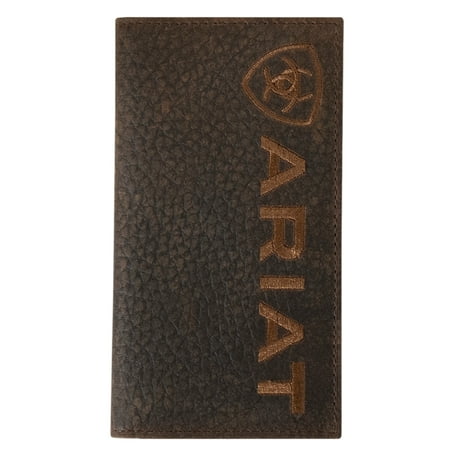 Ariat Bullhide Brown Embroidered Rodeo Wallet A3554302
