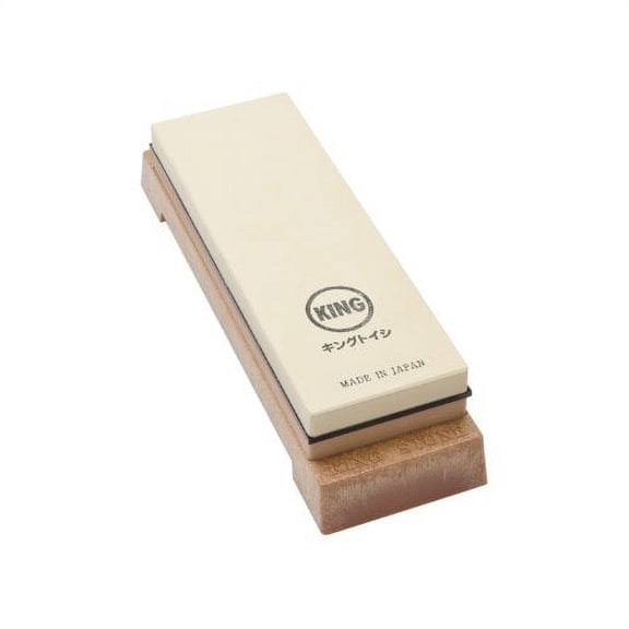 King STONE KW65 1000/6000 Grit Combination Whetstone with Plastic Base