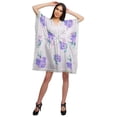 thumbnail image 2 of Moomaya Robe Courte de Caftan de Plage, Robe de Couverture Imprimée, Kaftan pour Femmes, Tenue de Plage, Couverture, 2 of 4