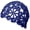 Blue, variant on BomHCS Women Handmade Cotton Lace Crochet Beanie Hat, Vintage Boho Hollow Floral Skull Cap, Lightweight Breathable Summer Mesh Hats